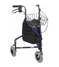 Lightweight 3 Wheel Rollator with Basket by Karman Healthcare