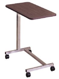 Height-Adjustable Overbed Table with Wheels by McKesson