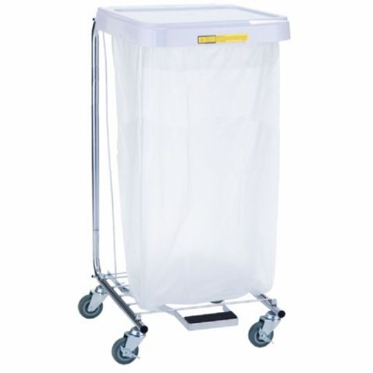 Single Medium Duty Laundry Hamper with Foot Pedal - 32" Height