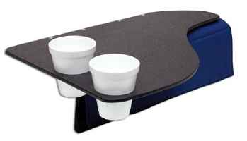 Wheelchair Plastic Flip Tray with Cup Holders