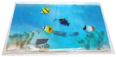 Gel Aquarium Pad with Moveable Fish