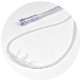 Soft Oxygen Nasal Cannula - Therapy Tubes Available in 4 ft. and 7 ft. Lengths by Sunset HealthCare