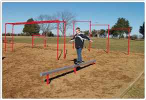 Aluminum Balance Beam Playground Equipment