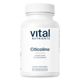 Vital Nutrients Citicoline Cognizin® Dietary Supplement - 250 mg 60 Vegetarian Capsules
