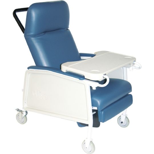 3-Position Treatment Recliner Headrest adjusts 