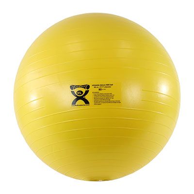 Yellow 45cm Cando Deluxe ABS Exercise Ball