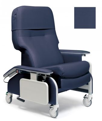 Imperial Blue - Drop Arm Clinical Recliner