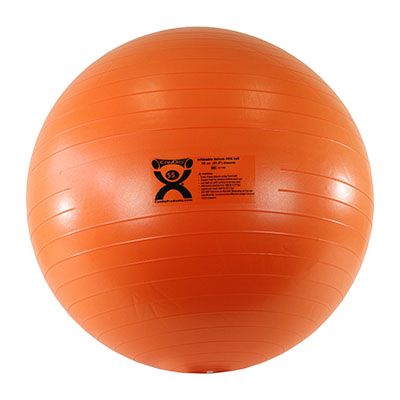 Orange 55cm Cando Deluxe ABS Exercise Ball