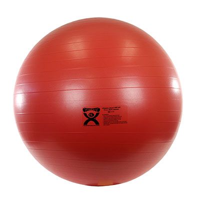 Red 75cm Cando Deluxe ABS Exercise Ball