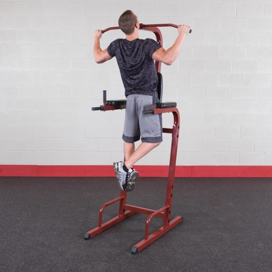 Top bar effortlessly supports pull ups and chin ups
