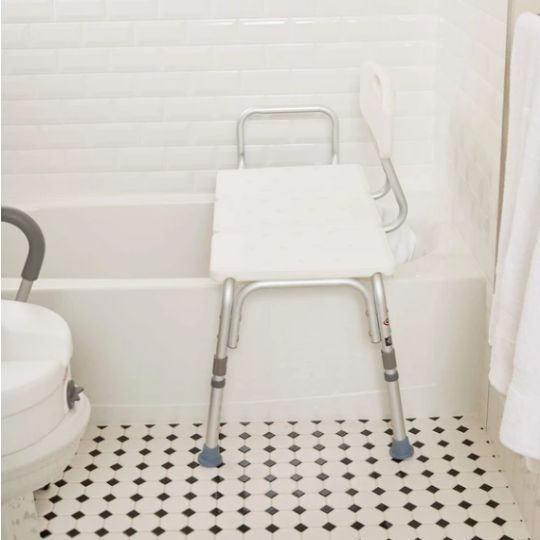 The Carex Bathtub Transfer Bench offers safer, more comfortable transfers.