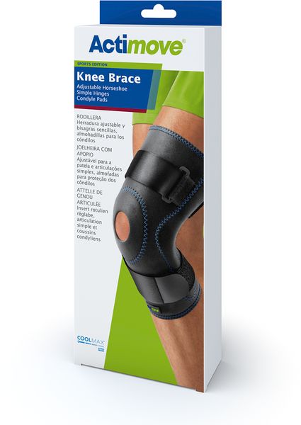 Actimove Sports Knee Brace with Adjustable Horseshoe and Condyle Pads
