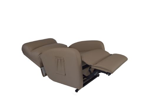 Dark brown fully reclined
