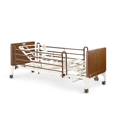 The G-Series Hospital Bed features a supportive sleep surface with slat deck to provide comfort, durability, and allows for easier cleaning and infection control.