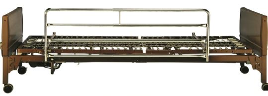 Full-length assist bed rails encourage enriched patient safety and peace-of-mind (frame shown is not included).