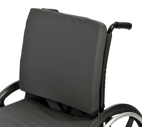 Pictured is the Jay GO Wheelchair Back in use