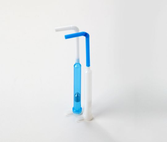 SafeStraws are available in white and blue models