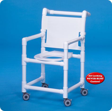 Shower Chair with White Frame