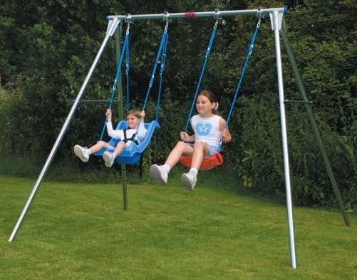 Double Swing Frame DOES NOT include seat or chains/ropes