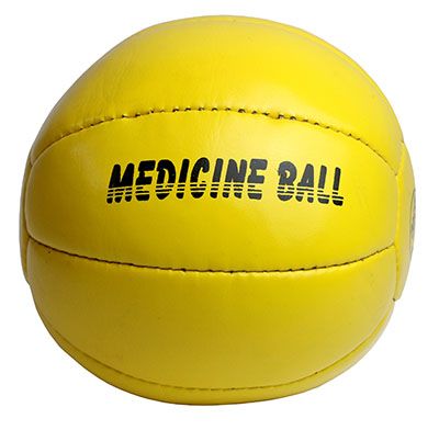 Yellow 3-Kilogram / 6.6-Pound Medicine Ball