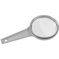 Coil Windsor Hand-held Clear Plastic Magnifier (Quantity 2)