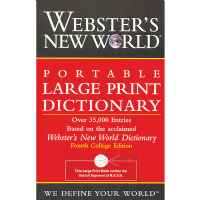 Webster New World Portable Large Print Dictionary