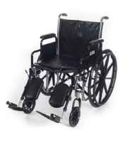 Standard and Bariatric Wings Manual Wheelchairs With Locking Wheels and Detachable Foot Rest by Medacure