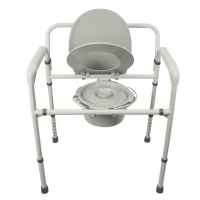 Drop Arm Commode by Homecraft, Adjustable Height and Portable