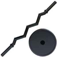 Body-Solid Fat Curl Bar for Improved Lifting Power
