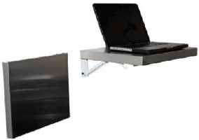 Luxor Three-Shelf Adjustable Stand-Up Workstation STAND-WS30 B&H