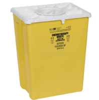 Flat Sharps Container for Chemotherapy Waste from Medline