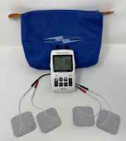 Richmar Fabrication Enterprises Quattro 2.5 4-Channel Electrotherapy Device: Tens, EMS, IF, and Russian