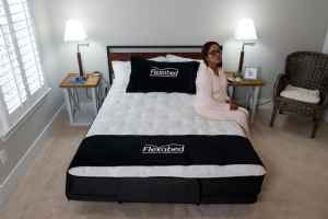 Flex-A-Bed Premier Adjustable Bed with Voice Activation, Massage, and Underbed Lighting Options