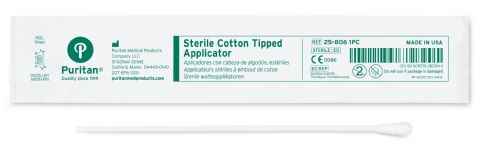 Medline Sterile Cotton-Tip Applicator Wood 6in 10Ct