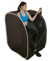 Relax Portable Sit-Up Far Infrared Sauna - Black