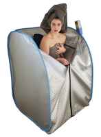 Relax Portable Sit-Up Far Infrared Sauna - Silver