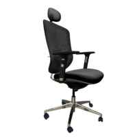 Executive Office Chair with Ergonomic High Back, Mesh Fabric, and Wheeled Base