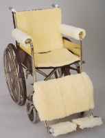 Skil-Care Vinyl Wheelchair Leg Rest Pad, Cushioned Pads, Waterproof  Wheelchair Accessories, Wheelchair Cushion, Foam Padding Transport Chair,  for The