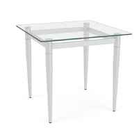 Glass Top End Table - Lesro Siena Line for Waiting Rooms