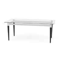 Rectangular Coffee Table with Glass Top - Siena Coffee Table by Lesro Furniture