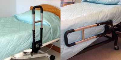 Transfer Handle Plus Rotating Bed Rail for Hospital Beds