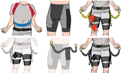 Straps Shorts Belts and Other Accessories for LightSpeed Lift Body Weight Support Gait Training Systems
