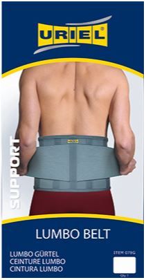 Uriel Lumbar Belt Grey Back Support 