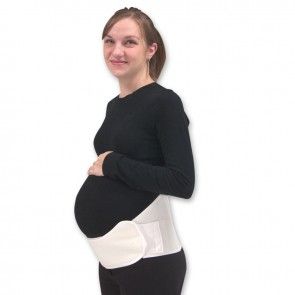 This Maternity Support Belt helps provide relief for strained muscles and ligaments by transferring the weight of the abdomen to the spine, making it excellent support for an expectant mother.