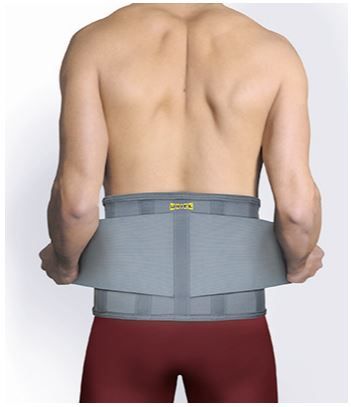 Uriel Lumbar Belt Grey Back Support 
