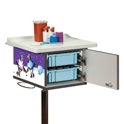 67231 Inside of Cool Pals Phlebotomy Cart