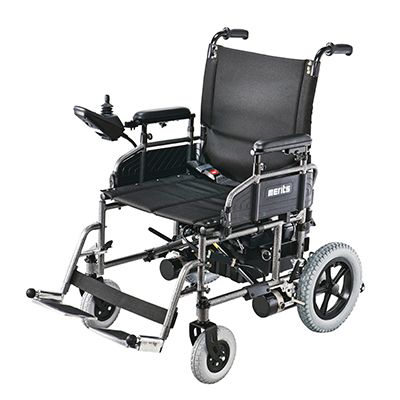 Travel-Ease Wheelchair shown at a side angle
