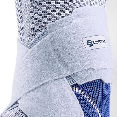  This strap system is a semi-rigid system that helps to provide the ankle with additional stabilization at the supination and pronation level. 