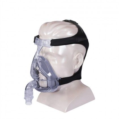 Designed to fit under the chin in order to minimize leakage for those who breathe through their mouth while sleeping. 