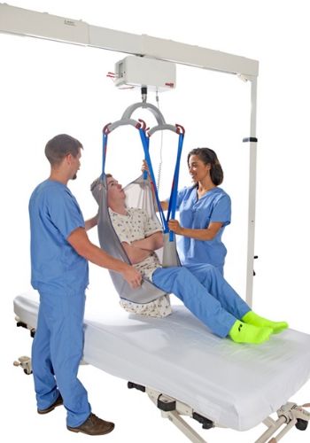 Disposable Seated High Back Slings are wipeable products, also known as single patient or disposable, and are designed for maximum lifespan or patient use cycle. 